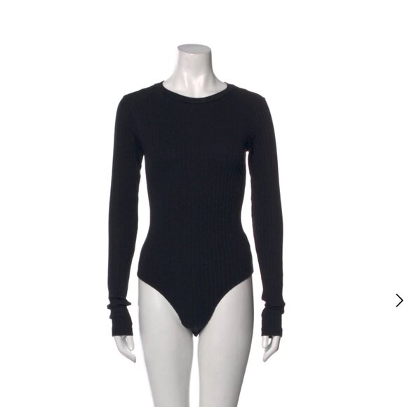 RE/DONE, Crew Neck Long Sleeve Bodysuit - Picture 1 of 3